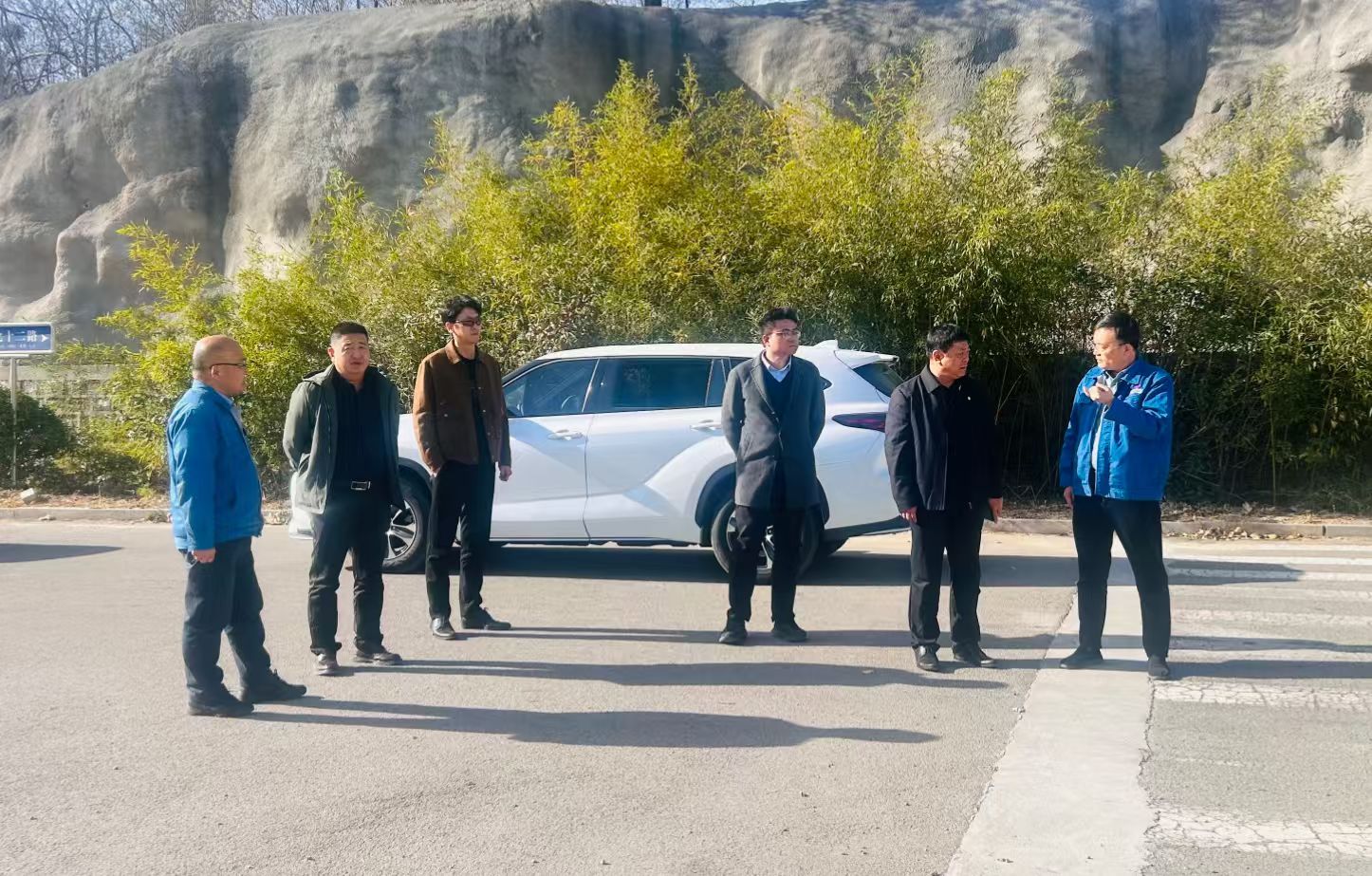 中車山東風電有限公司來化工基地進行項目技術對接